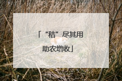 “秸”尽其用 助农增收