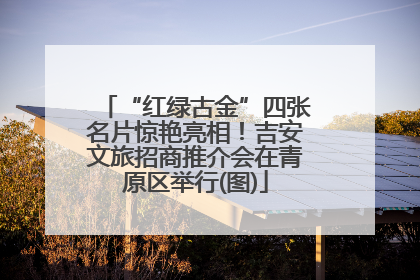 “红绿古金”四张名片惊艳亮相！吉安文旅招商推介会在青原区举行(图)