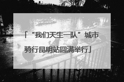 “我们天生一队”城市骑行昆明站圆满举行