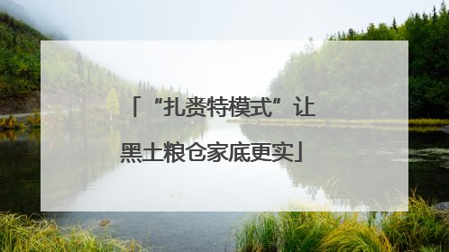 “扎赉特模式”让黑土粮仓家底更实