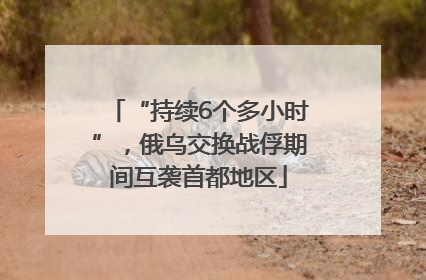 “持续6个多小时”，俄乌交换战俘期间互袭首都地区