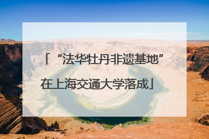 “法华牡丹非遗基地”在上海交通大学落成