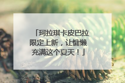 珂拉琪卡皮巴拉限定上新，让慵懒充满这个夏天！
