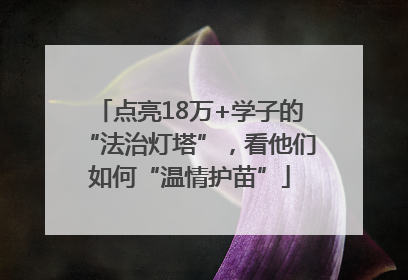 点亮18万+学子的“法治灯塔”，看他们如何“温情护苗”