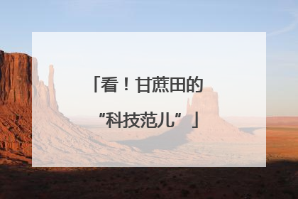 看！甘蔗田的“科技范儿”