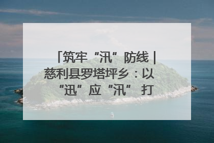 筑牢“汛”防线｜慈利县罗塔坪乡：以“迅”应“汛” 打赢暴雨防御战
