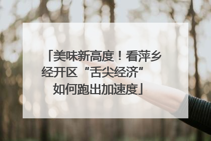 美味新高度！看萍乡经开区“舌尖经济” 如何跑出加速度