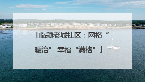 临颍老城社区：网格“暖治” 幸福“满格”