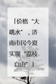 价格“大跳水”，济南市民今夏实现“荔枝自由”