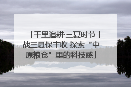 千里追耕·三夏时节丨战三夏保丰收 探索“中原粮仓”里的科技感