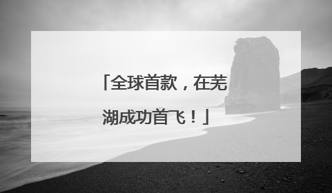 全球首款，在芜湖成功首飞！