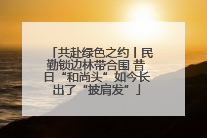 共赴绿色之约丨民勤锁边林带合围 昔日“和尚头”如今长出了“披肩发”