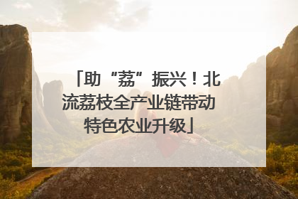 助“荔”振兴！北流荔枝全产业链带动特色农业升级