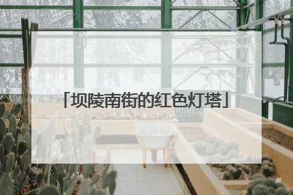 坝陵南街的红色灯塔
