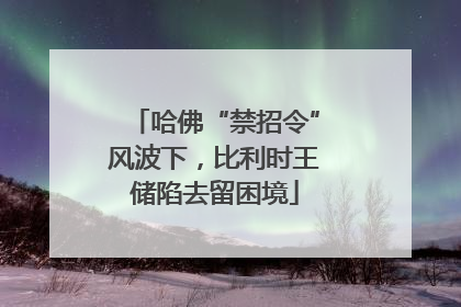 哈佛“禁招令”风波下，比利时王储陷去留困境