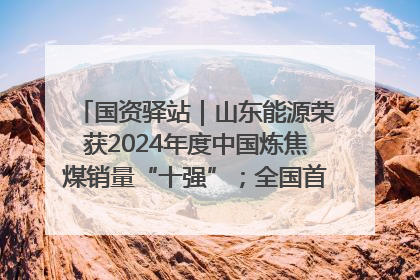 国资驿站｜山东能源荣获2024年度中国炼焦煤销量“十强”；全国首例铁路盖上智慧物流园钢结构主体完工