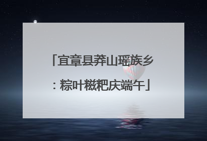 宜章县莽山瑶族乡：粽叶糍粑庆端午