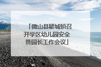 微山县驩城镇召开学区幼儿园安全暨园长工作会议