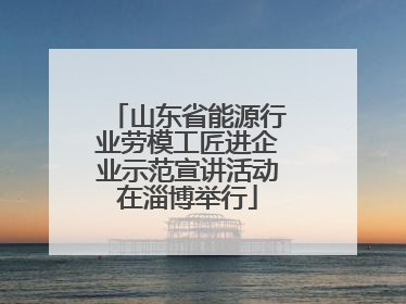 山东省能源行业劳模工匠进企业示范宣讲活动在淄博举行