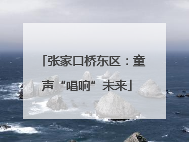 张家口桥东区：童声“唱响”未来