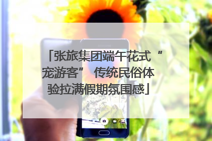 张旅集团端午花式“宠游客” 传统民俗体验拉满假期氛围感