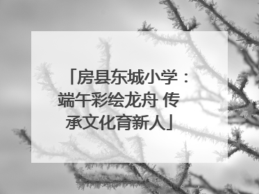 房县东城小学：端午彩绘龙舟 传承文化育新人