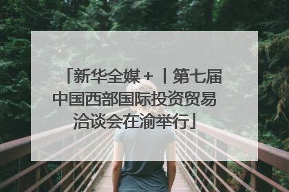 新华全媒＋丨第七届中国西部国际投资贸易洽谈会在渝举行