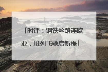 时评：钢铁丝路连欧亚，班列飞驰启新程