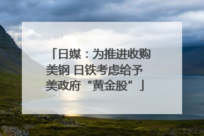 日媒：为推进收购美钢 日铁考虑给予美政府“黄金股”