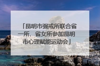 昆明市强戒所联合省一所、省女所参加昆明市心理赋能运动会