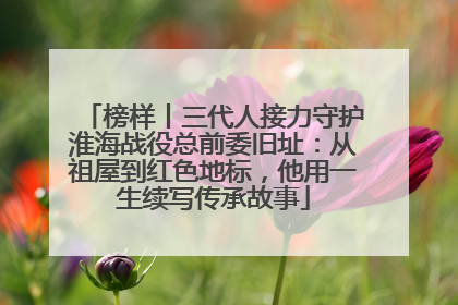 榜样丨三代人接力守护淮海战役总前委旧址：从祖屋到红色地标，他用一生续写传承故事
