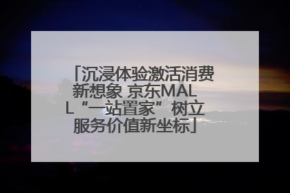 沉浸体验激活消费新想象 京东MALL“一站置家”树立服务价值新坐标