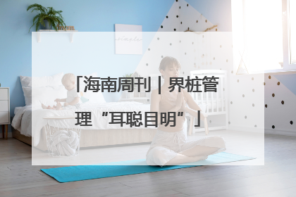 海南周刊｜界桩管理“耳聪目明”