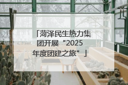 菏泽民生热力集团开展“2025年度团建之旅”