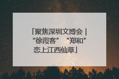 聚焦深圳文博会｜“徐霞客”“郑和”恋上江西仙草