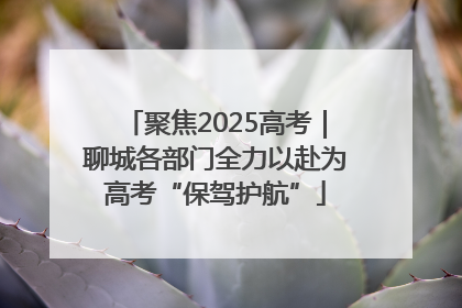 聚焦2025高考｜聊城各部门全力以赴为高考“保驾护航”