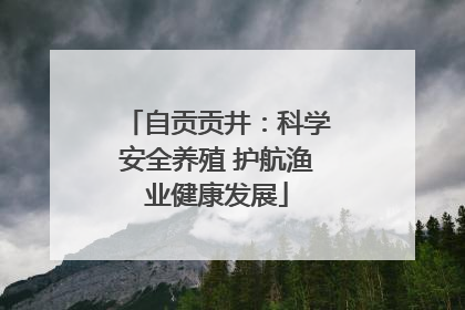 自贡贡井：科学安全养殖 护航渔业健康发展