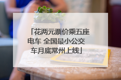 花两元票价乘五座电车 全国最小公交车月底常州上线
