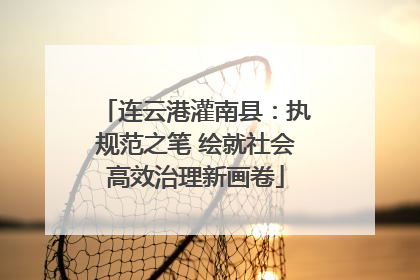 连云港灌南县：执规范之笔 绘就社会高效治理新画卷