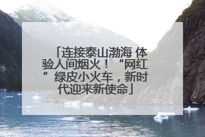 连接泰山渤海 体验人间烟火！“网红”绿皮小火车，新时代迎来新使命
