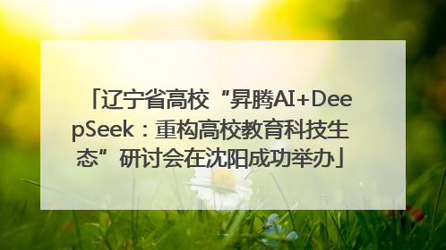 辽宁省高校“昇腾AI+DeepSeek：重构高校教育科技生态”研讨会在沈阳成功举办