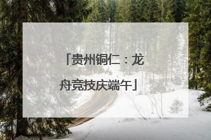贵州铜仁：龙舟竞技庆端午