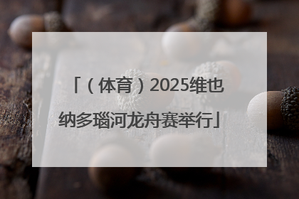 （体育）2025维也纳多瑙河龙舟赛举行